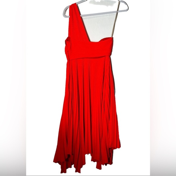 A.L.C one-shoulder plisse dress size 0 - Picture 15 of 16
